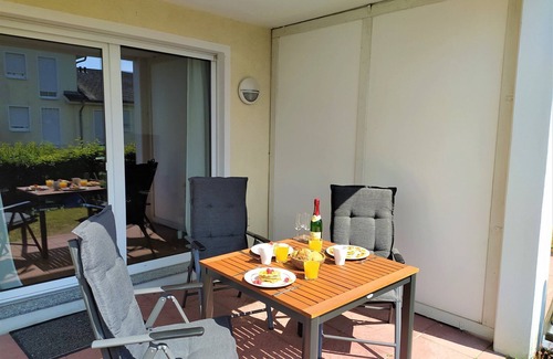 Sassnitz Apartment | Apartment 'Meeresbucht' with Sea View, Private Terrace and Wi-Fi