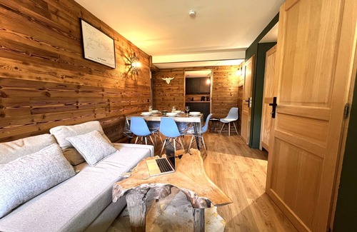 Plagne 1800 Apartment | Apartment-Mountain view-Private Bathroom