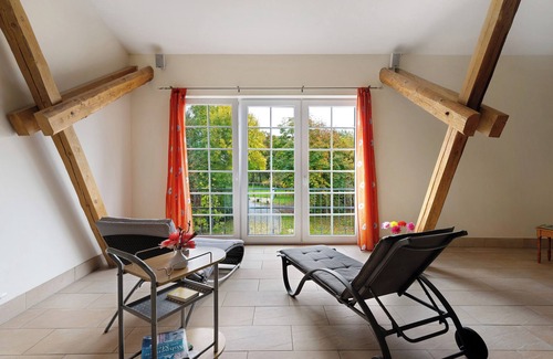Nordstrand Apartment | Apartment 'Mühlenblick' with Private Terrace, Shared Garden and Balcony