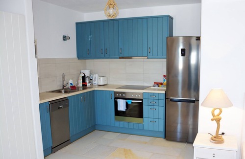 Krotiri Apartment | Apartment named "Faragas" Sea View, Pool, Basketball Court at Krotiri, Studio