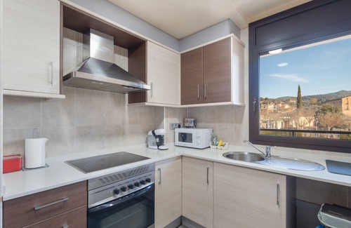 Olvan Apartment | Apartment 'Niu Turistic Olvan' with Mountain View, Balcony and Air Conditioning