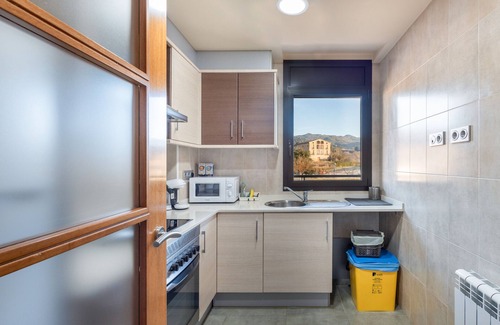 Olvan Apartment | Apartment 'Niu Turistic Olvan' with Mountain View, Balcony and Air Conditioning