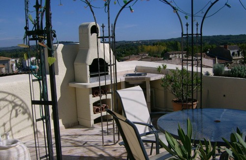 Pezenas Apartment | APARTMENT OF CHARM WITH PRIVATIVE TERRACE ON THE ROOTH IN THE OLD PEZENAS CITY