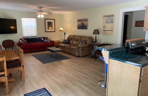 Hiawassee Apartment | Apartment on Lake Front property- deep water pontoon/boat slip and swimming dock