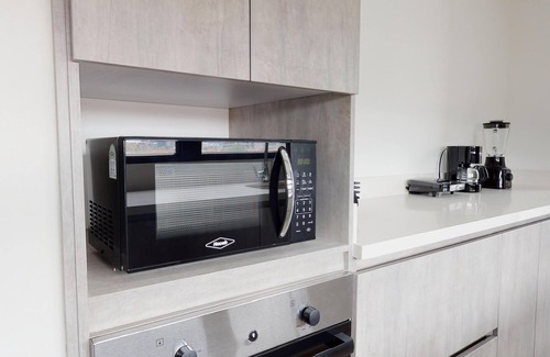 Calle 100 Apartment | Apartment on the 8th Floor of the Kappadocia Building, Bogota