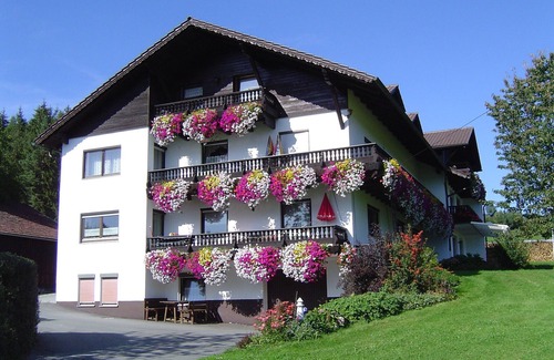Viechtach Apartment | Apartment Penzkofer Hirschenstein south-facing slope with pool