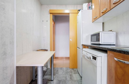 Cunit Apartment | Apartment 'Playa Primera Linea' with Sea View, Shared Pool and Private Terrace