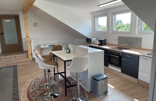 Volkach Apartment | Apartment Promedklinik 3 near Main River with with offer of wellness massages on site
