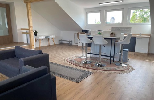 Volkach Apartment | Apartment Promedklinik 3 near Main River with with offer of wellness massages on site