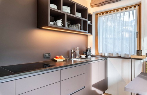 Ortisei Apartment | Apartment “Saslonch” near Seiser Alm with Mountain View, Wi-Fi, Terrace & Garden
