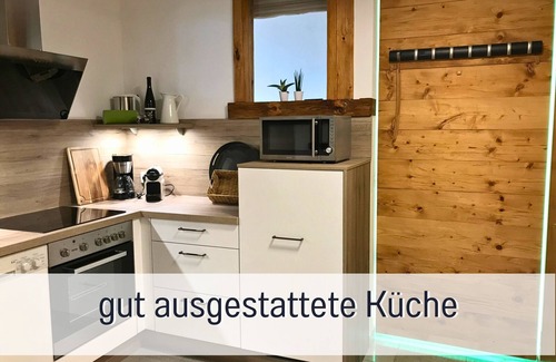 Pidingerau Apartment | Apartment Schlossblick, chic, modern 5 star 61 m², kitchen, bedroom, balcony