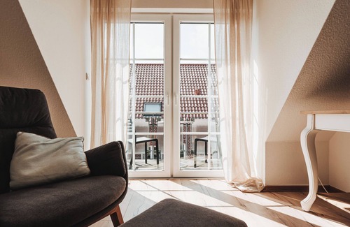 Baltrum Apartment | Apartment 'Shenandoah' with own balcony, Shared Garden and Wi-Fi