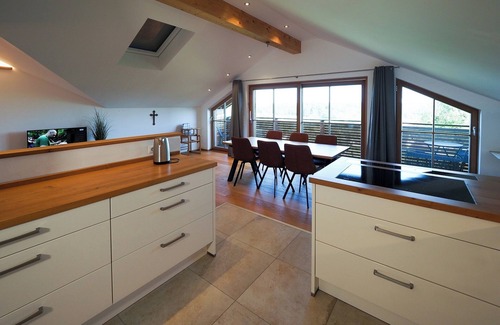 Waging am See Apartment | Apartment up to 6 pers. on the 1st floor, balcony, 100 sqm