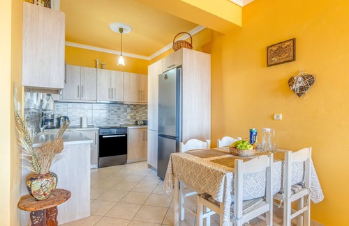 Lefkimmi Apartment | Apartment 'Villa Spartera Sea View' with Sea View, Wi-Fi and Air Conditioning