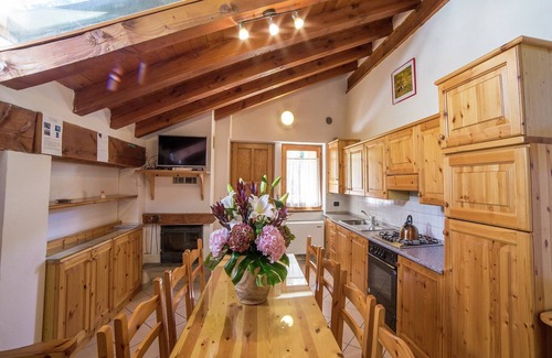 Antey-Saint-Andre Apartment | Apartment with Fireplace