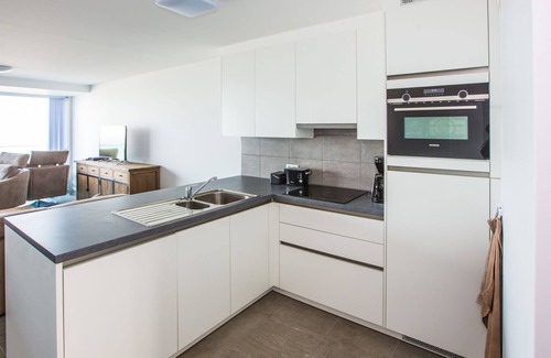 Westende Apartment | Apartment with hinterland views