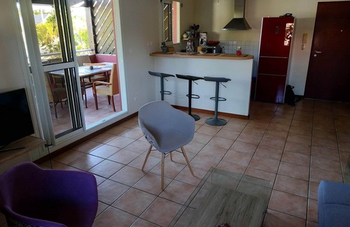 L'Ermitage-les-Bains Apartment | Apartment with spacious terrace in the fishing village of l'Ermitage