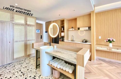 Dien Duong Apartment | Apartment with sea view from bed, 5 star resort 1N