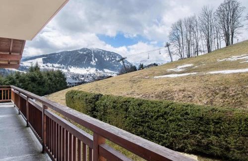 Megeve Apartment | Appartement 2 pièces mezzanine avec balcon, parking et télécabine à proximité à Megève - FR-1-453-51