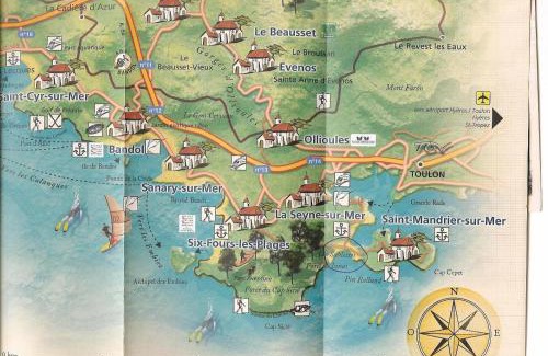 Les Sablettes Apartment | Appartement 4 personnes 5mn plage Piscine wifi parking