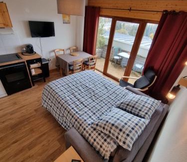 Chamrousse Apartment | Appartement 4 personnes 32m2 Au pied des pistes- WiFI- Balcon Sud- Chamrousse 1650