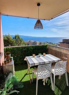 Le Ricanto Apartment | Appartement Ajaccio vue mer panoramique