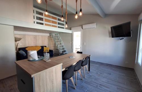 Quartier de l'Hippodrome Apartment | Appartement cosy avec mezzanine, proche plage et commerces - Châtelaillon-Plage - FR-1-706-29