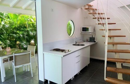 L'Autre-Bord Apartment | Appartement confortable au Moule, 60 m², vue piscine