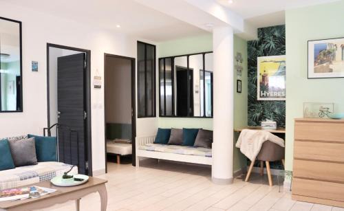 Hyeres Apartment | Appartement de 45 m2 en rez-de-villa avec jardin