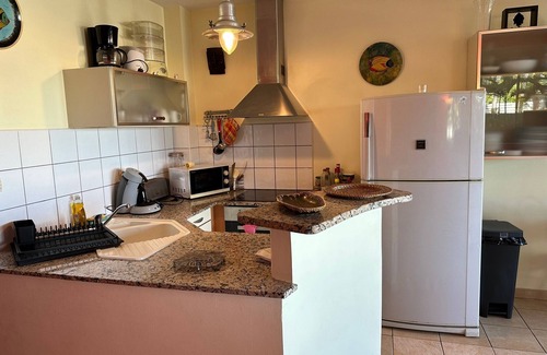 La Saline Les Bains Apartment | Appartement 'Le Margouillat' Face au Lagon Avec Jardin