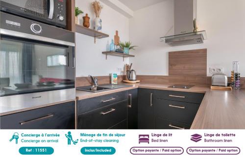 Pornic Apartment | Appartement pour 4 face mer plage + piscine