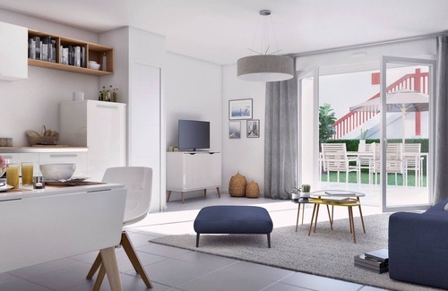 Behobie Condo | Appartement Près de la Plage | Kitchenette Equipée