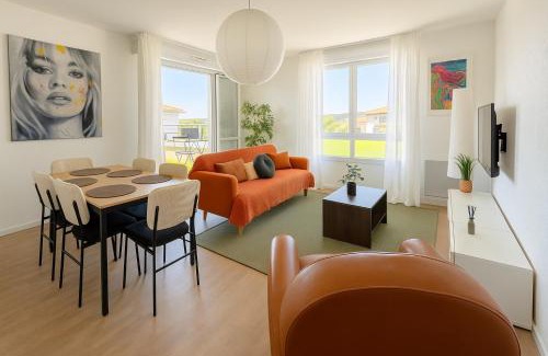 Trois Cocus - Borderouge - Croix-Daurade - Paleficat Apartment | Appartement spacieux 6 pers - Idéal familles et pros, parking inclus, metro borderouge à 5 min, wifi et check-in autonome