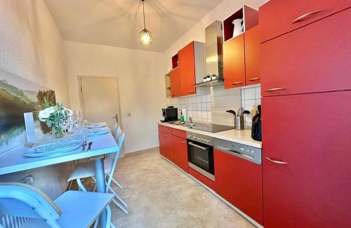Bautzen Apartment | Appartement "STADTGEFLÜSTER" im Zentrum, inkl Stellplatz, 2 Betten, Babybett, Balkon, gratis Kaffee und Tee, WLAN