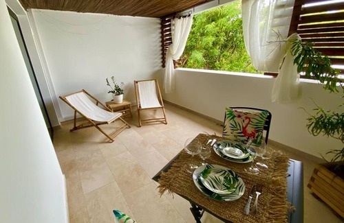 Montvert-les Bas Apartment | Appartement T1 Tout Confort à 15 mn de la Plage de Grand Anse et de Saint-pierre