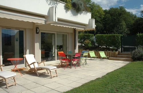 Talloires-Montmin Apartment | Appt on garden level. Spectacular view of Lake Annecy and the mountains