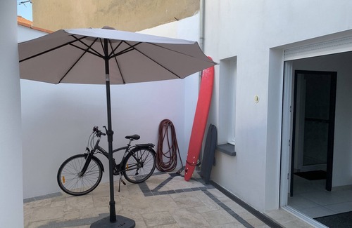 Les Sables d'Olonne House | Arago House with 4/5 stars sea view from the balcony 200m sea and shops