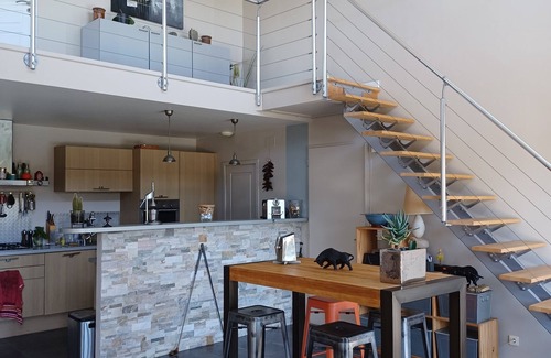 Halsou House | architect-designed house with mountain view, private heated pool