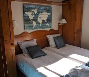 Arc-1950 Apartment | ARCS 1950 Prince des Cimes 2 chambres 6 pers orienté sud ouest Piscine Sauna Hammam