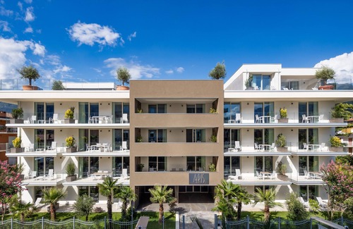 Riva del Garda Condo | Aris Apartments with Skypool, garage, large balcony, proximity to lake
