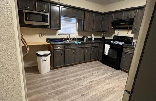 Rio Hondo Cabin | Arroyo City cabin with private lighted fishing dock. BBQ pits and back deck.