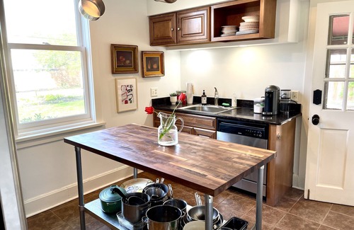 German Village House | Art filled German Village House. Double lot fenced in yard with 2 car garage