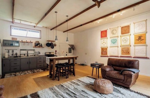 Kerhonkson House | Art Studio Retreat with Sauna Fireplace Forest Views | Dream House in the Gunks
