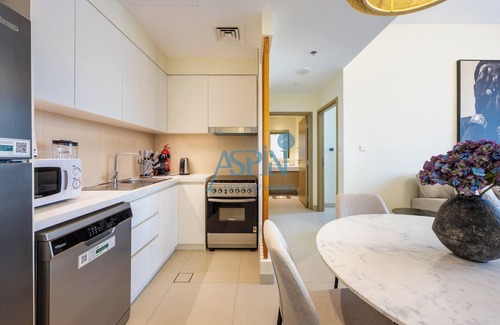 Jadaf Apartment | Aspin - 1BK Waterfront View – Creek Horizon