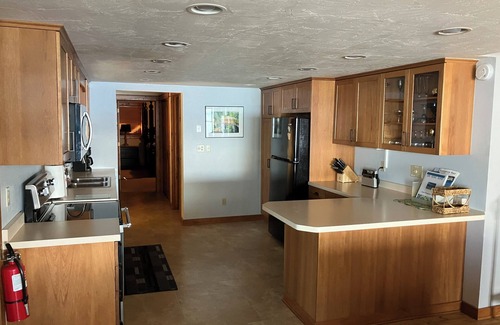 Sturgeon Bay Cabin | At The Bay. located on the beach.
