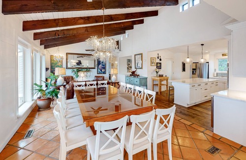 Sandbridge House | Attractive canal-front home w/private pool, WiFi, washer/dryer, central AC, deck