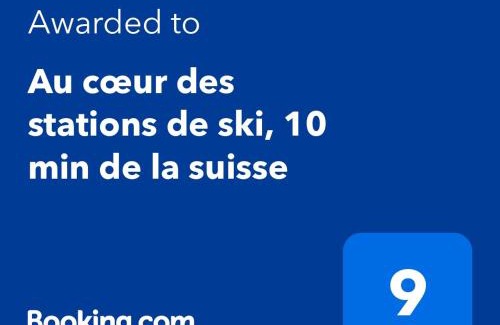 Damprichard Apartment | Au cœur des stations de ski, 10 min de la suisse