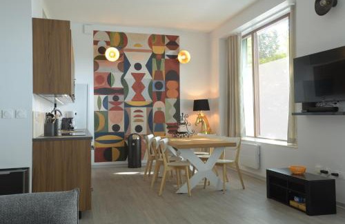 Quartier Saint-Leon Apartment | Au Cheval Blanc - Appartement Familial 6P Parking privé proche Colmar Centre