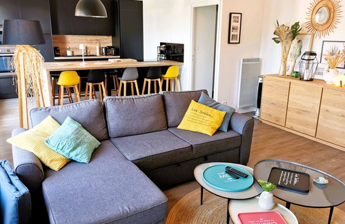 Chateau-d'Olonne Apartment | Au Paradis Sablais - Sea view