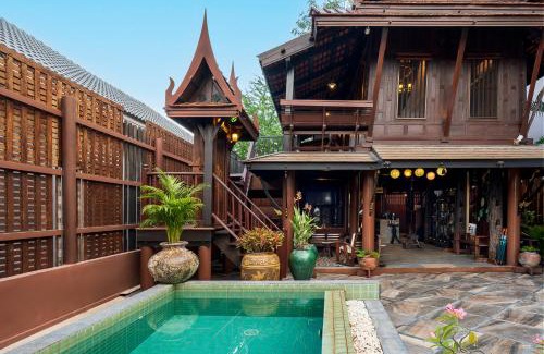 Nong Kae Villa | Authentic Thai Villa with Open-Air Living & Pool-Central-Huahin